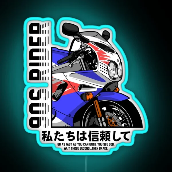 90s Rider RGB Neon Sign