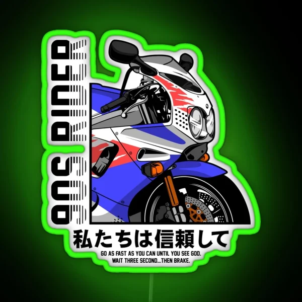 90s Rider RGB Neon Sign