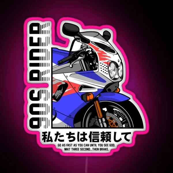 90s Rider RGB Neon Sign