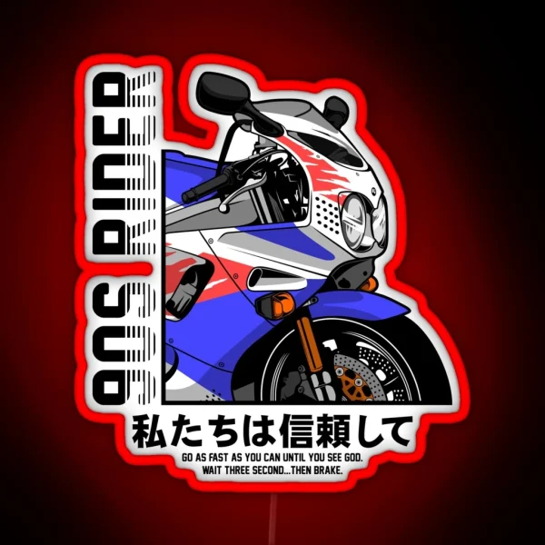 90s Rider RGB Neon Sign