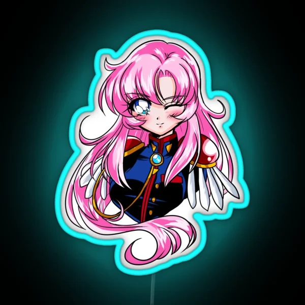 90s Style Utena Tenjou RGB Neon Sign
