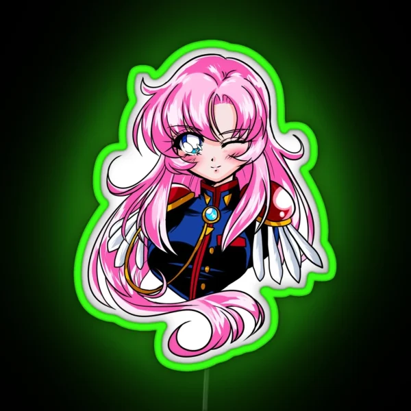 90s Style Utena Tenjou RGB Neon Sign