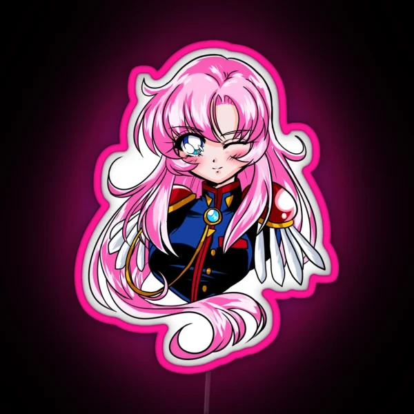 90s Style Utena Tenjou RGB Neon Sign
