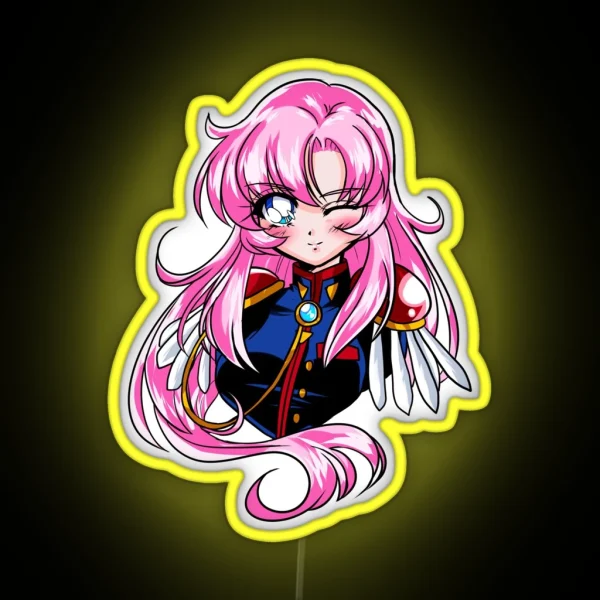 90s Style Utena Tenjou RGB Neon Sign