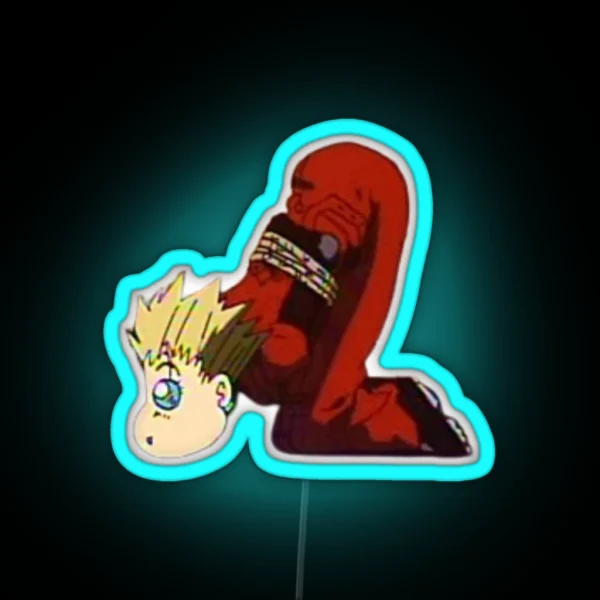 90s Vash Worm RGB Neon Sign