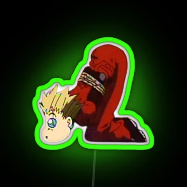 90s Vash Worm RGB Neon Sign