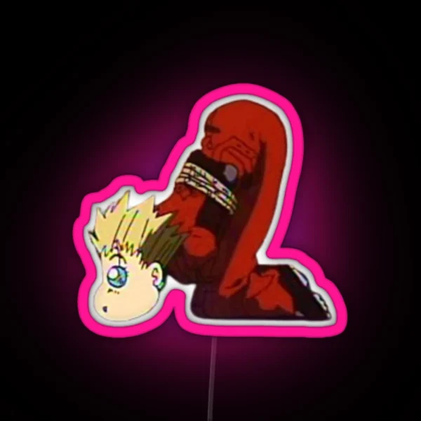 90s Vash Worm RGB Neon Sign