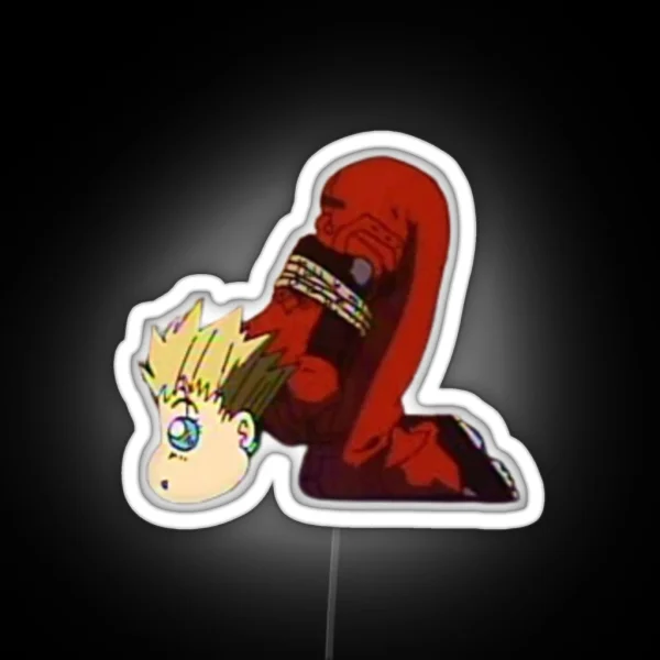 90s Vash Worm RGB Neon Sign