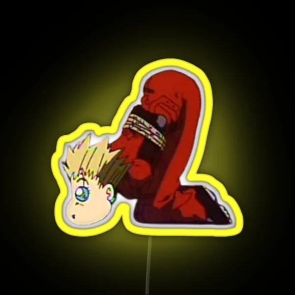 90s Vash Worm RGB Neon Sign
