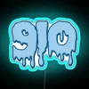 910 Navy And Sky Blue RGB Neon Sign - Image 3