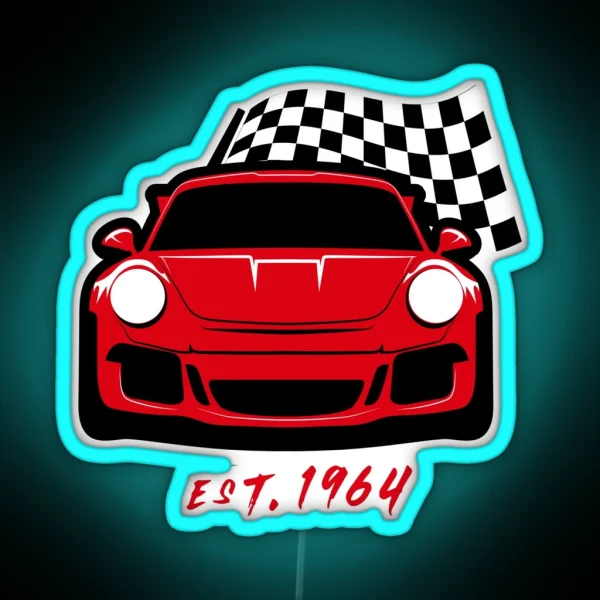 911 GT3 RGB Neon Sign