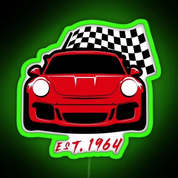 911 GT3 RGB Neon Sign