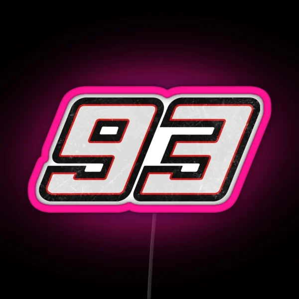 93 Marques Motorsport Motogp Decal RGB Neon Sign