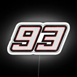 93 Marques Motorsport Motogp Decal RGB Neon Sign