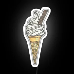 99 Flake Ice Cream RGB Neon Sign