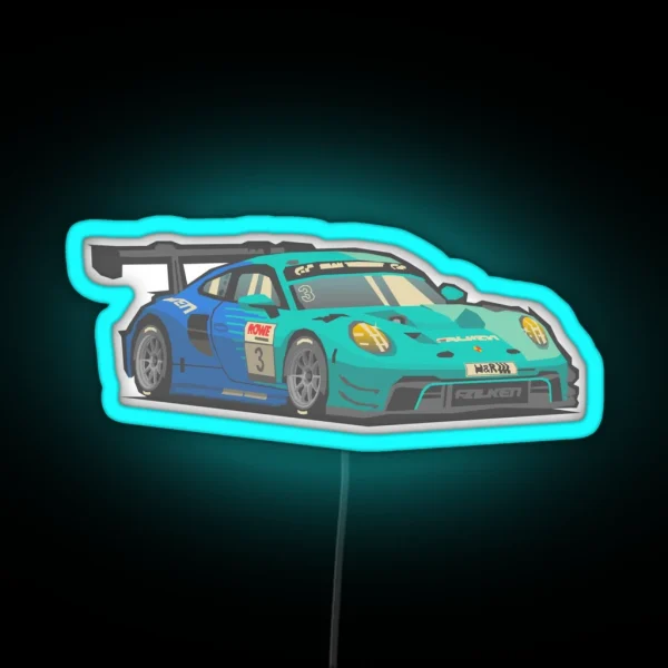 992 GT3 RGB Neon Sign