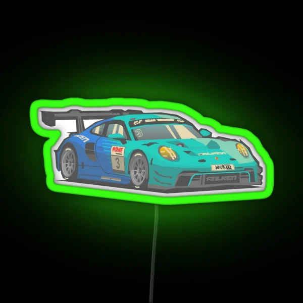 992 GT3 RGB Neon Sign