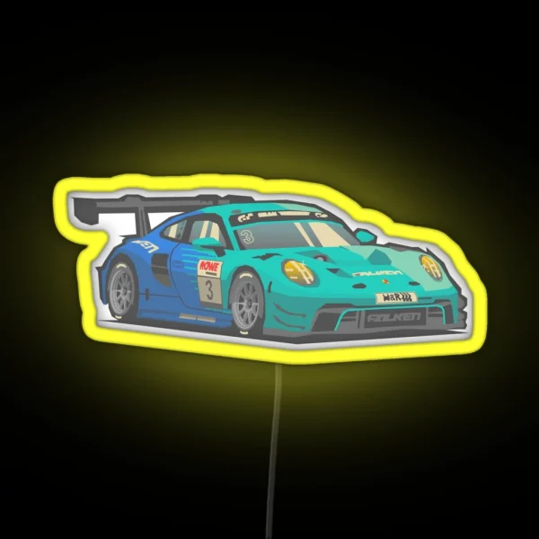 992 GT3 RGB Neon Sign