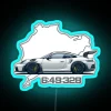 992 GT3 RS Nordschleife RGB Neon Sign - Image 3
