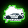 992 GT3 RS Nordschleife RGB Neon Sign - Image 4