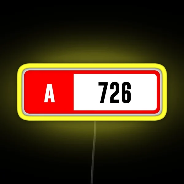 A 726 Forza Performance Index RGB Neon Sign