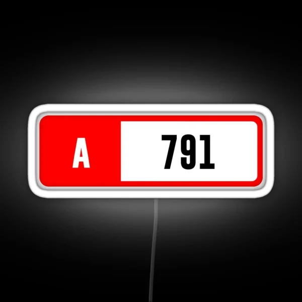 A 791 Forza Performance Index RGB Neon Sign