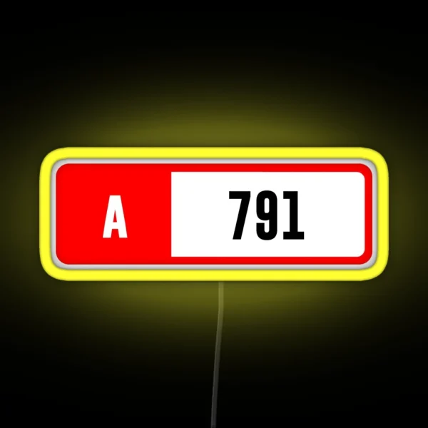 A 791 Forza Performance Index RGB Neon Sign