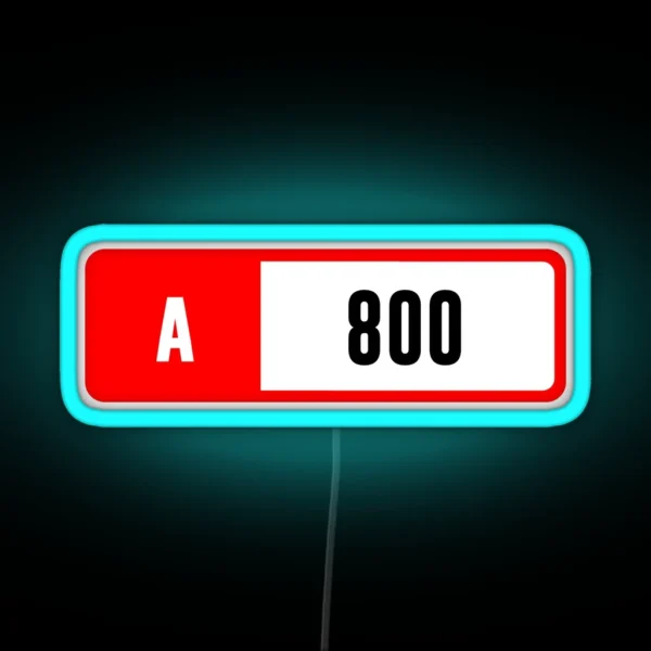 A 800 Forza Performance Index RGB Neon Sign