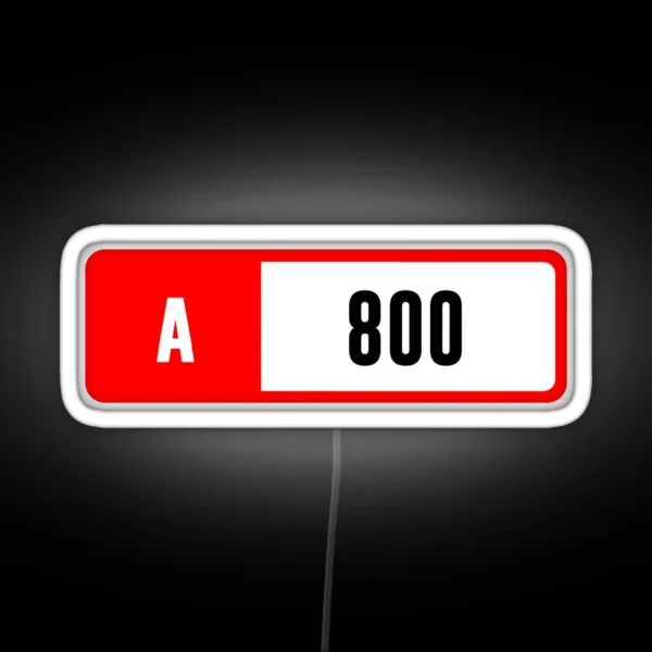 A 800 Forza Performance Index RGB Neon Sign