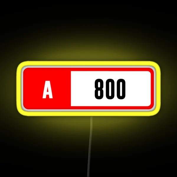 A 800 Forza Performance Index RGB Neon Sign