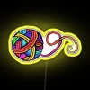 A Ball Of Rainbow On Black RGB Neon Sign - Image 5