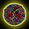A Ball Of Yarn With The Word Love In It RGB Neon Sign - Image 5