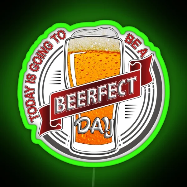 A BEERFECT Day RGB Neon Sign