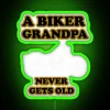 A Biker Grandpa Never Gets Old RGB Neon Sign - Image 4