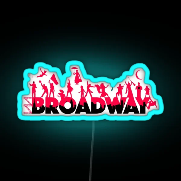 A Celebration Of Broadway RGB Neon Sign