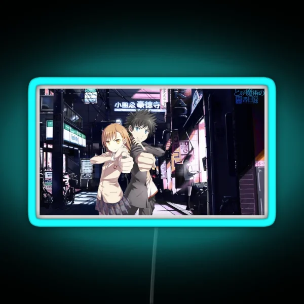 A Certain Magical Index 1 RGB Neon Sign