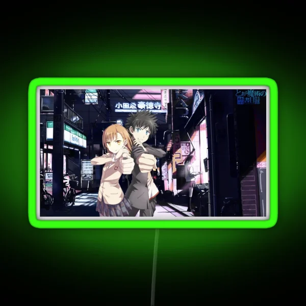 A Certain Magical Index 1 RGB Neon Sign