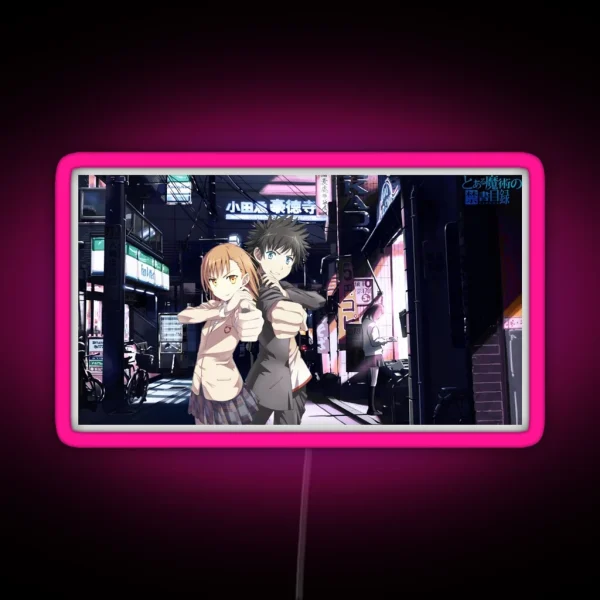 A Certain Magical Index 1 RGB Neon Sign