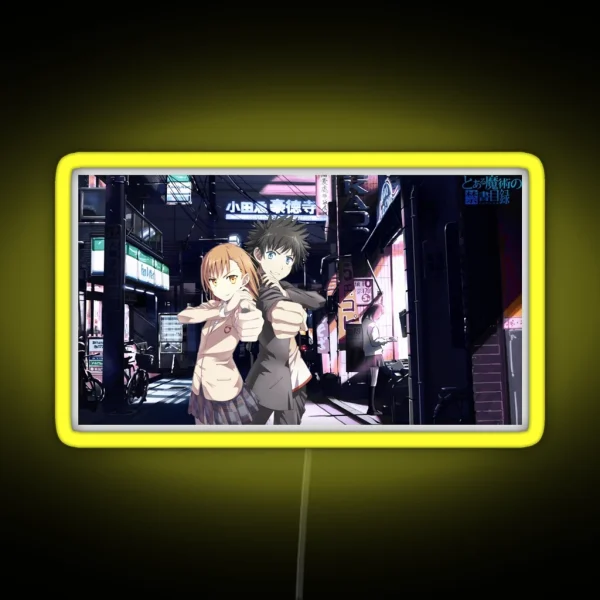 A Certain Magical Index 1 RGB Neon Sign