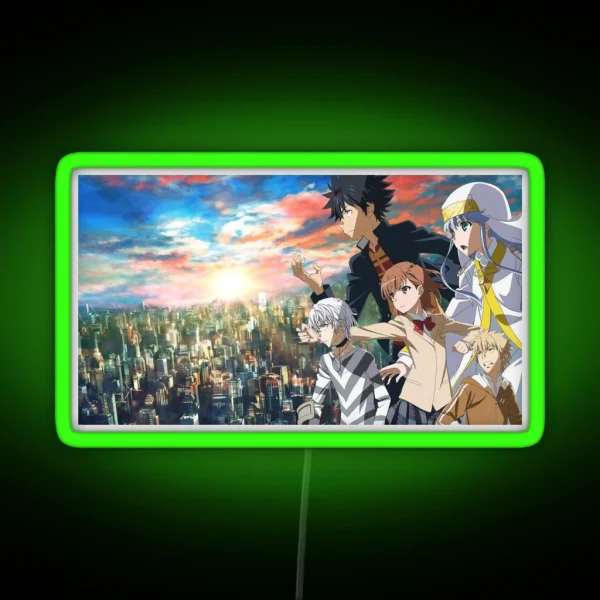 A Certain Magical Index 2 RGB Neon Sign