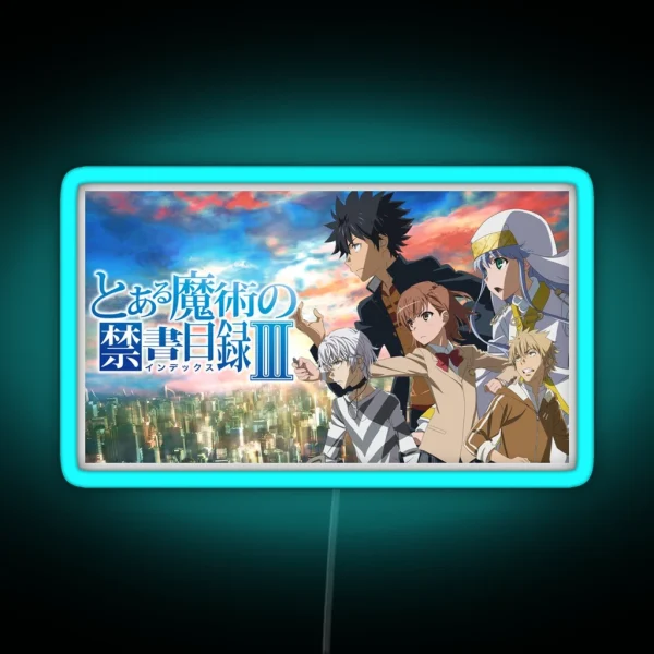 A Certain Magical Index III RGB Neon Sign
