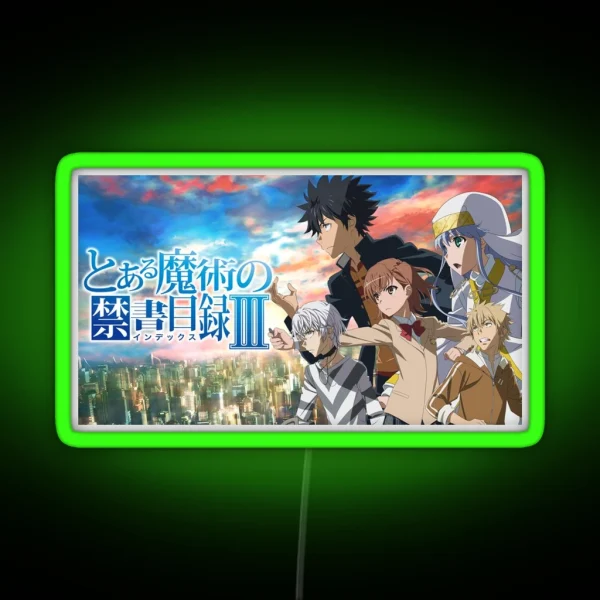 A Certain Magical Index III RGB Neon Sign