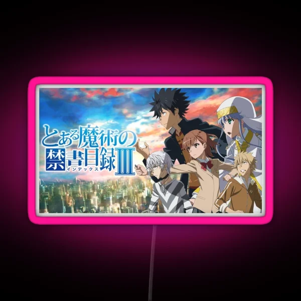 A Certain Magical Index III RGB Neon Sign