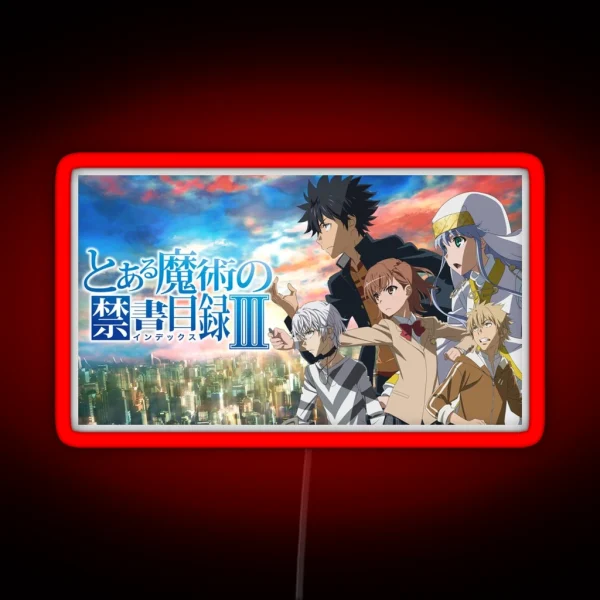 A Certain Magical Index III RGB Neon Sign