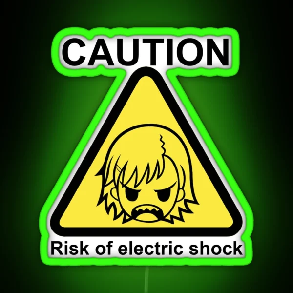 A Certain Scientific Electric Shock RGB Neon Sign