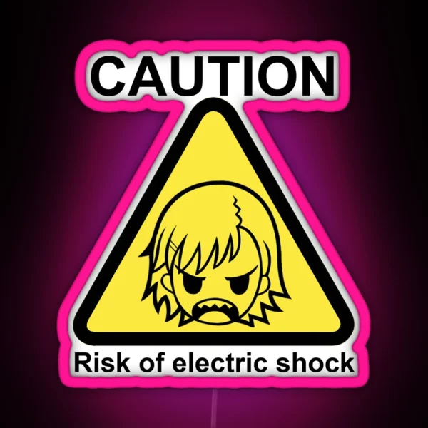 A Certain Scientific Electric Shock RGB Neon Sign