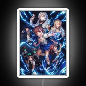 A Certain Scientific Railgun Mikoto Kuroko Poster RGB Neon Sign