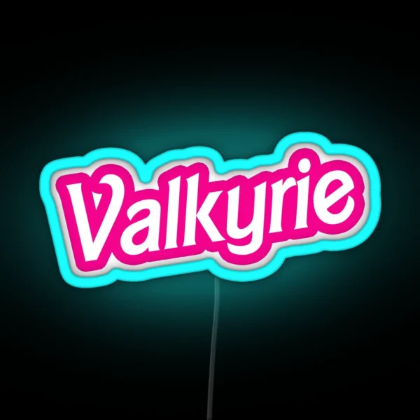 A Court Of Silver Flames Valkyrie Barbs RGB Neon Sign