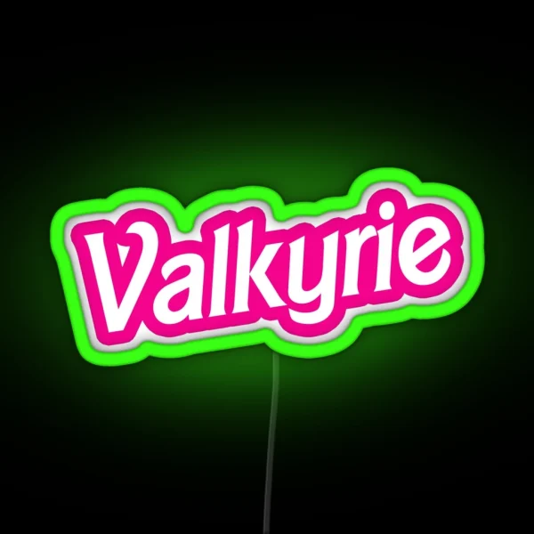 A Court Of Silver Flames Valkyrie Barbs RGB Neon Sign