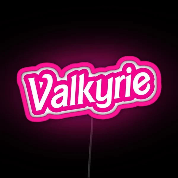A Court Of Silver Flames Valkyrie Barbs RGB Neon Sign